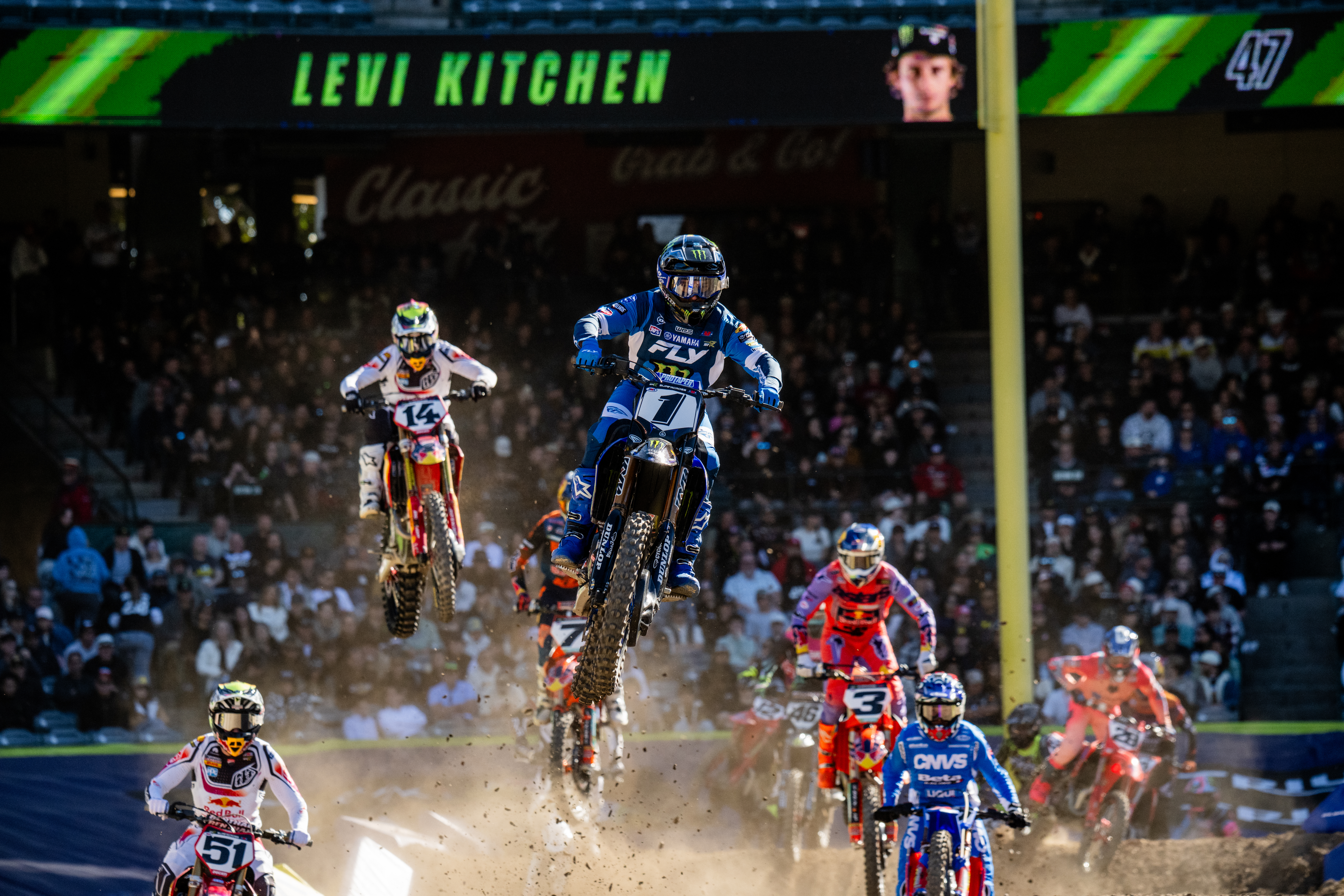 AMA Supercross Releases 450SX and 250SX Detroit Highlights